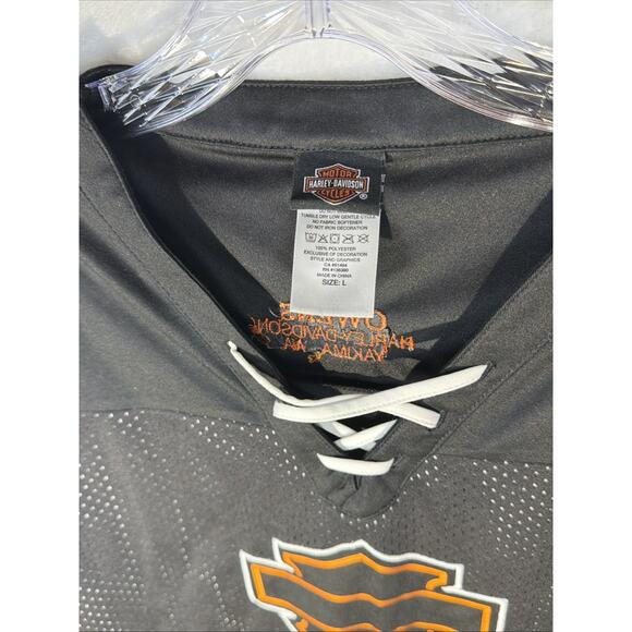 Women’s First Flight Harley Davidson Jersey Size Large Black Jerseys - Picture 5 of 8